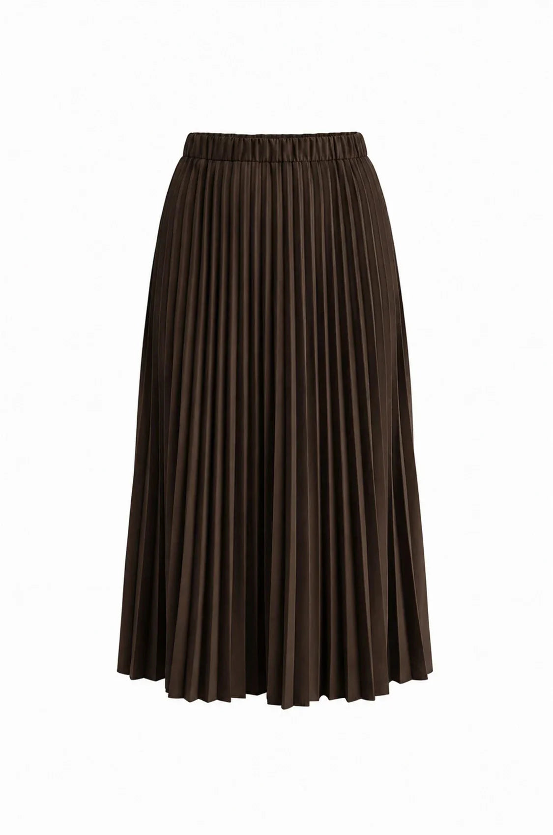 Kara Pleated Skirt Chocolate- Pre Order