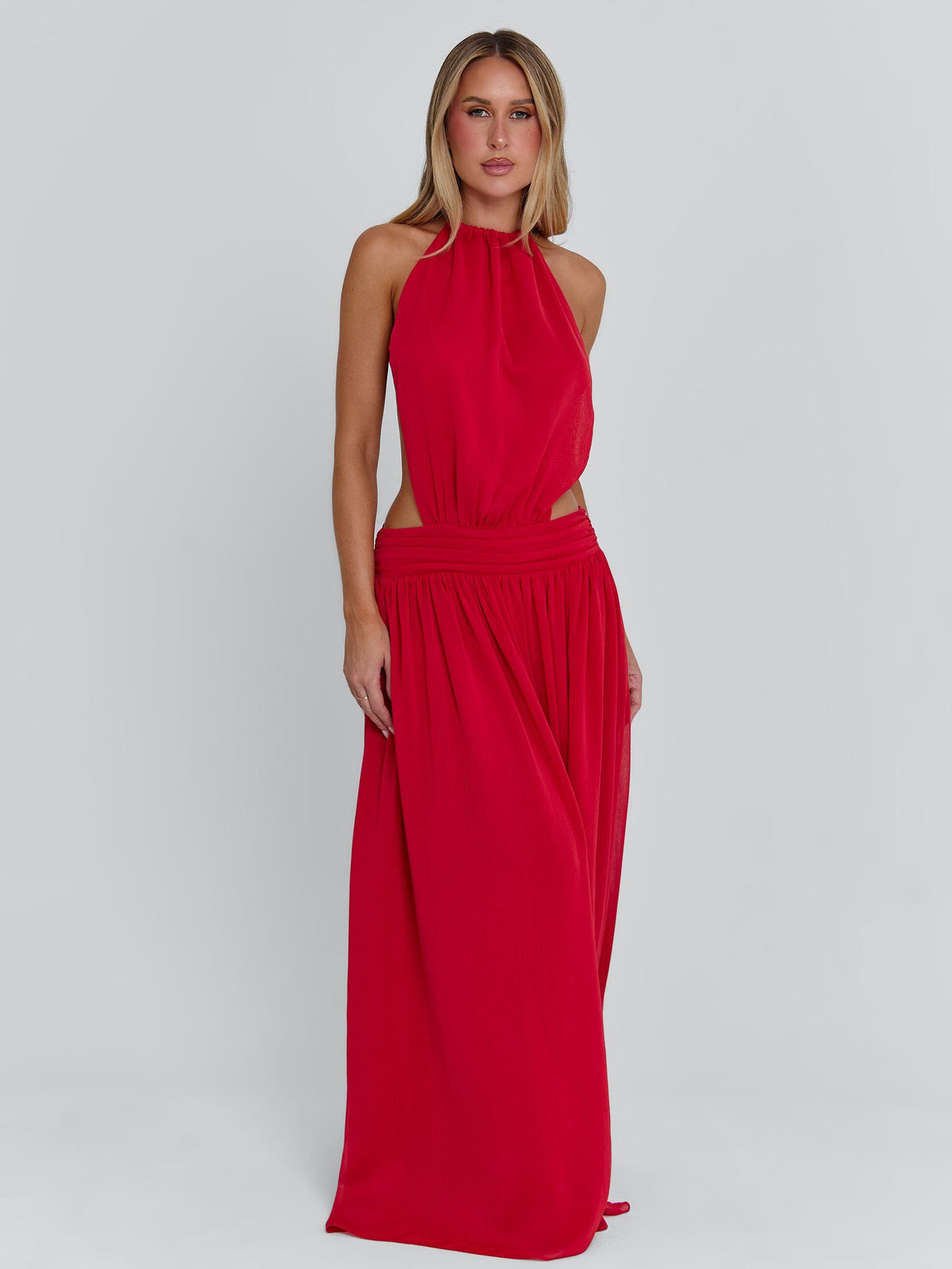 LORETTA MAXI DRESS RED
