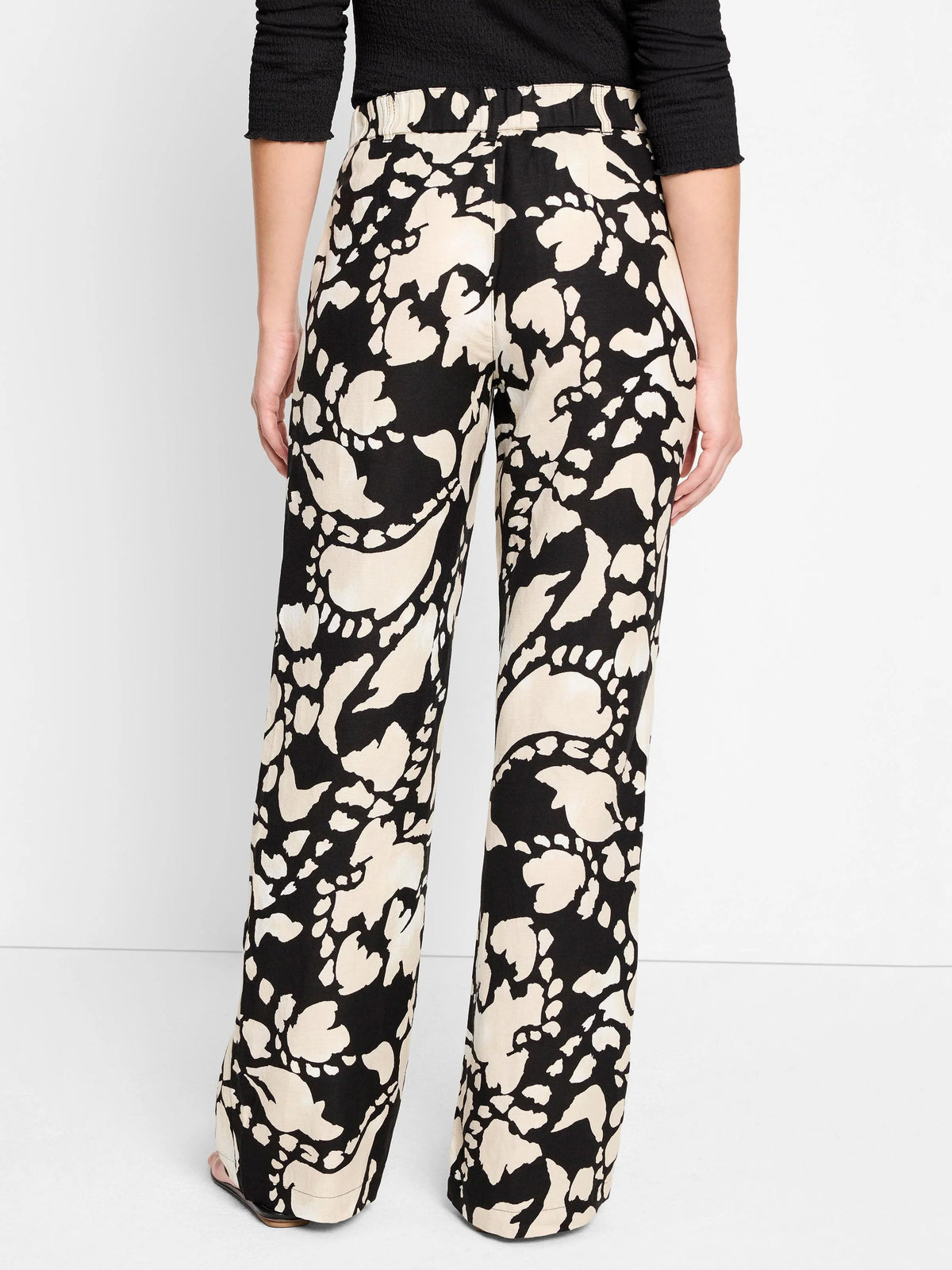 Evening Petal Wide-Leg Pant