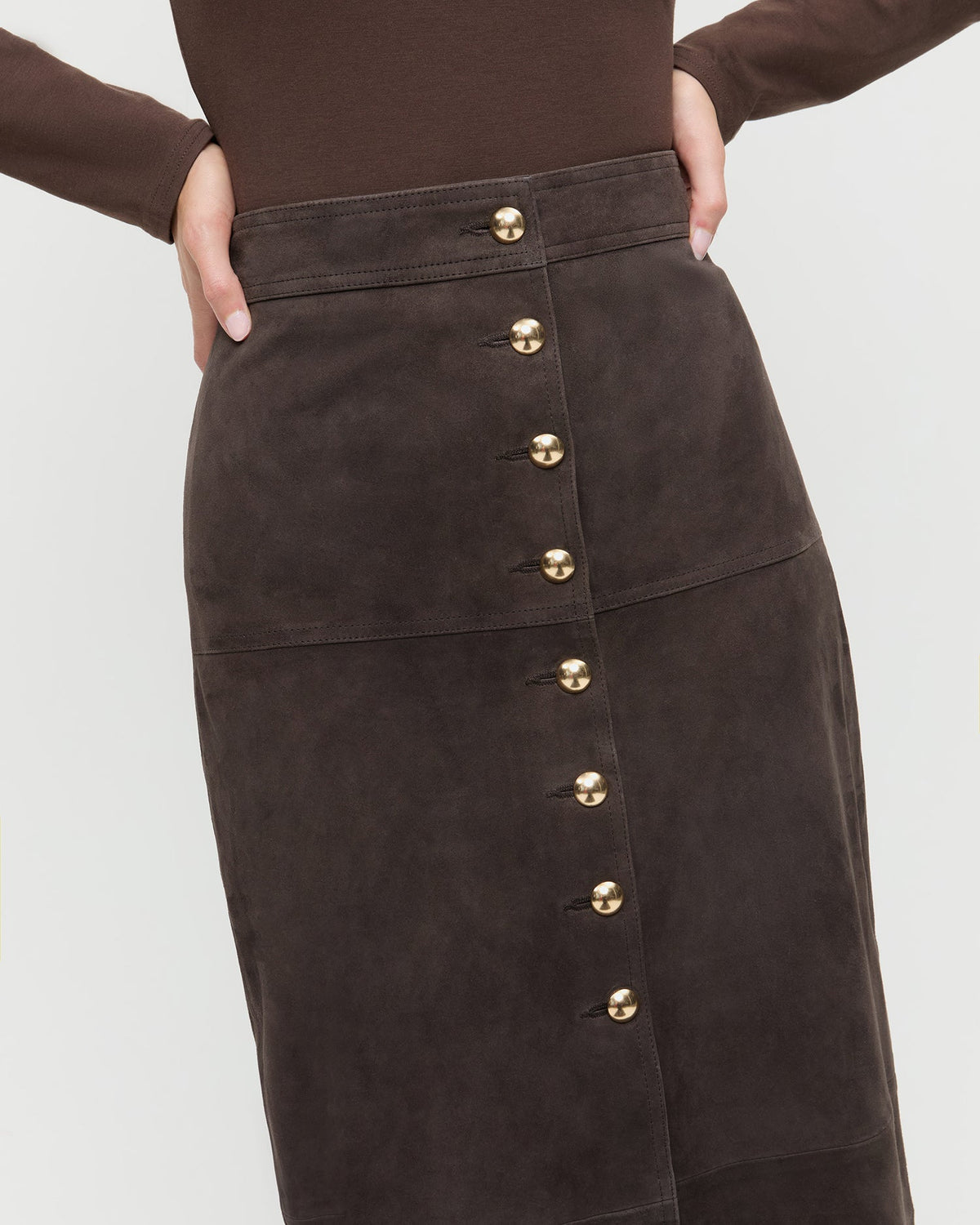Tansy Suede Skirt