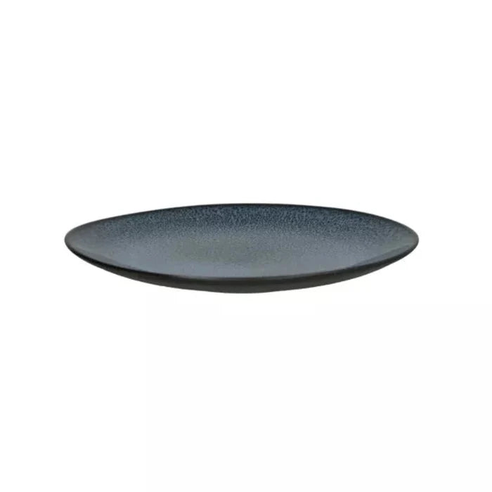 Blue Stoneware Dessert Plate 22cm-Renaissance Design Studio