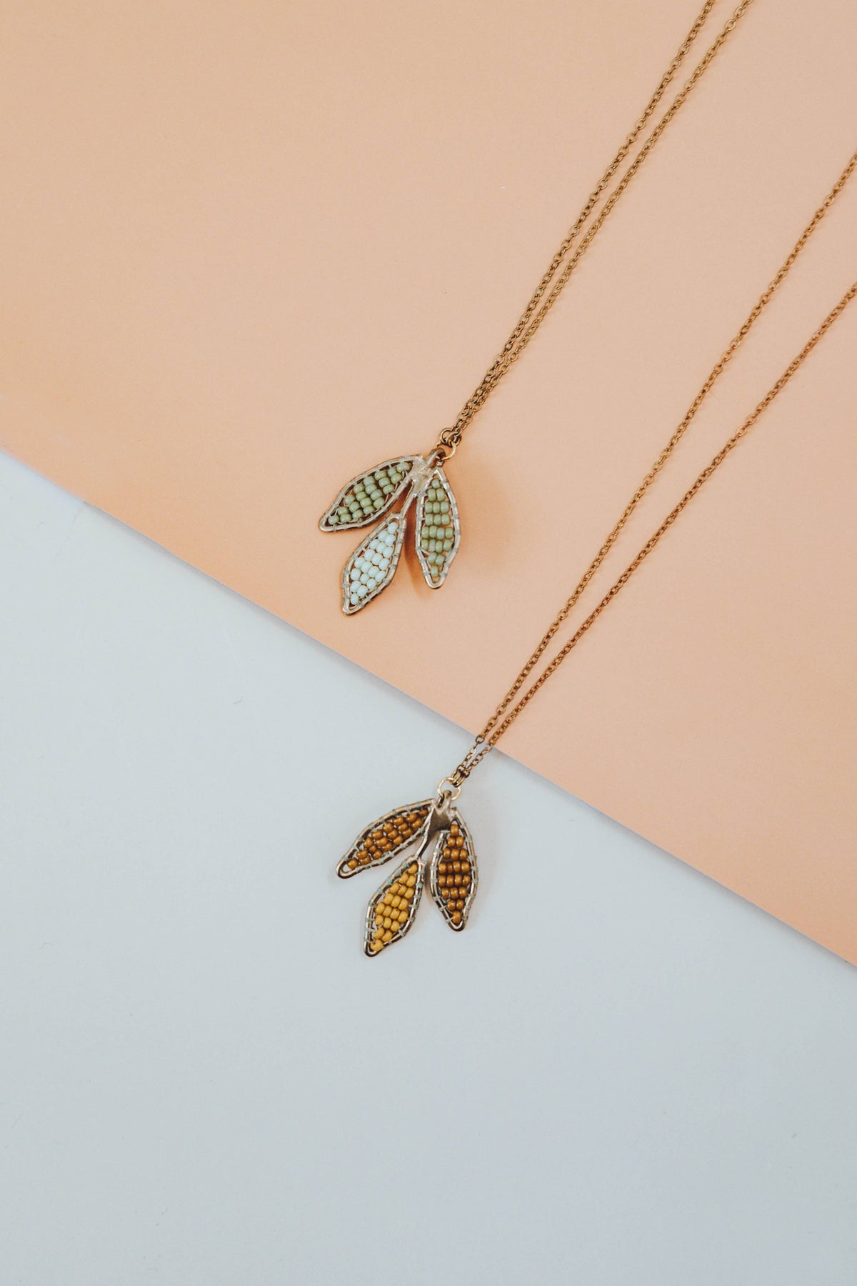 Tri Leaf Necklace