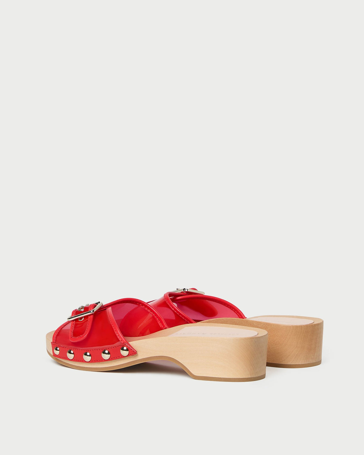 Paulie Red Studded Sandal