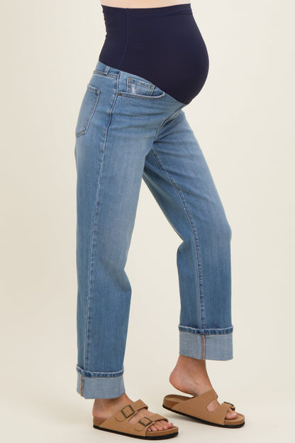 Medium Maternity Dad Jean With Cuff