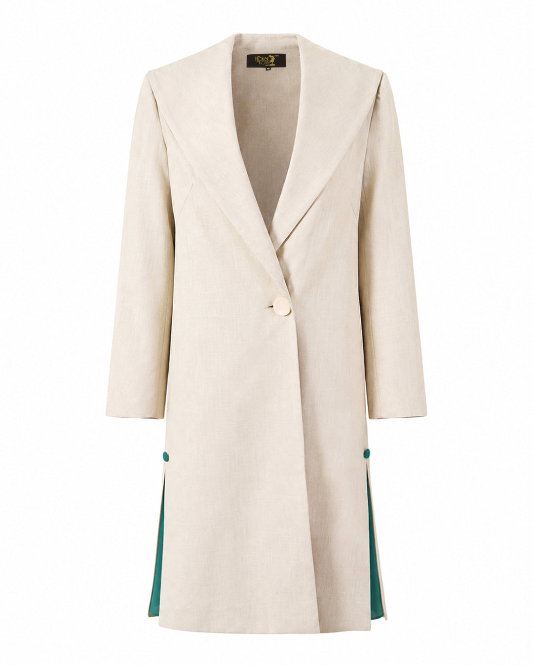 1920s Mildred Coat in Ecru