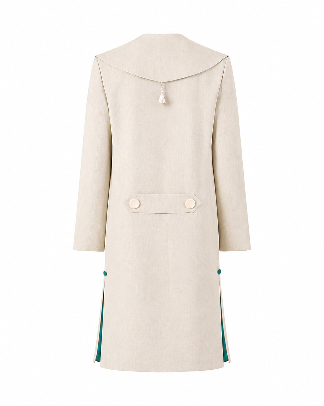 1920s Mildred Coat in Ecru