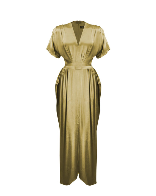 1940s Darnell Evening Gown - Gold
