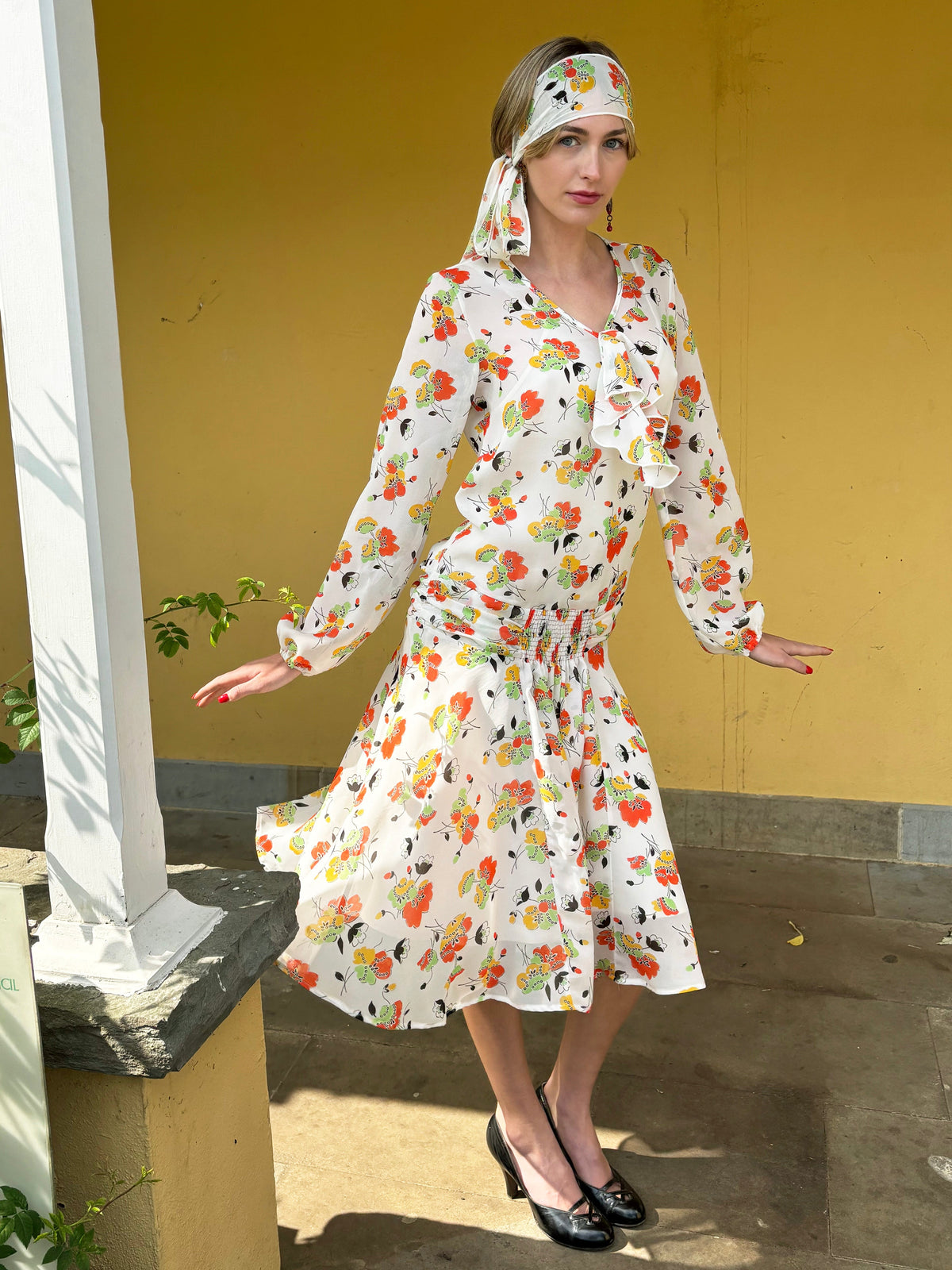 1920s Constance Dress - Golden Haze