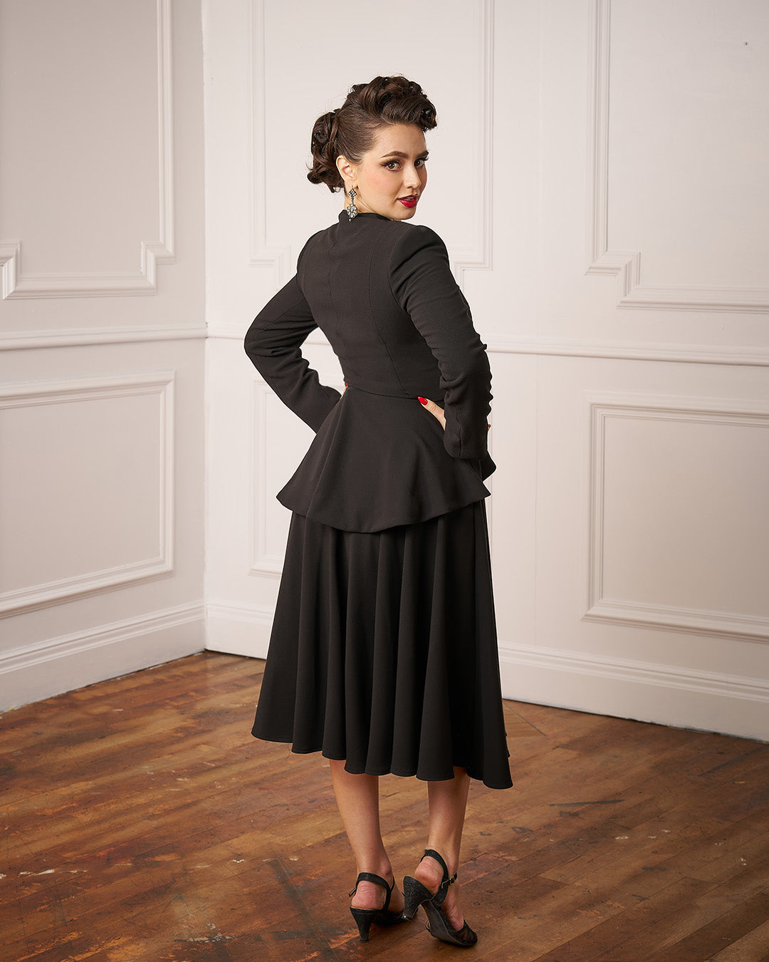 1950s Lilian Jacket - Black