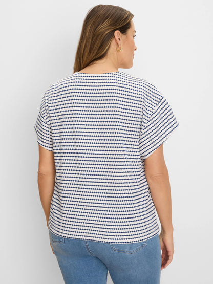 Diamond Stripe Top
