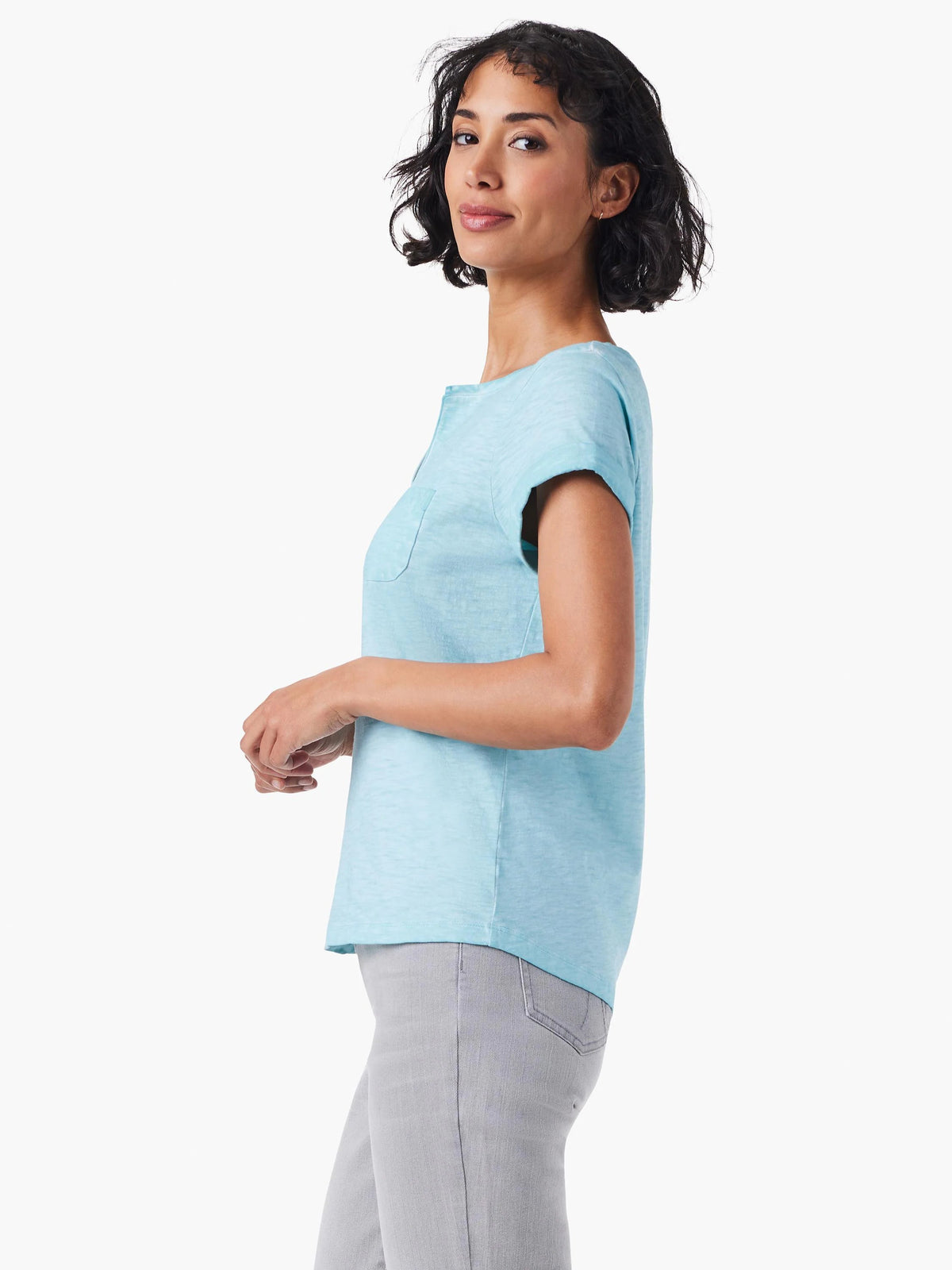NZT Split Neck Tee