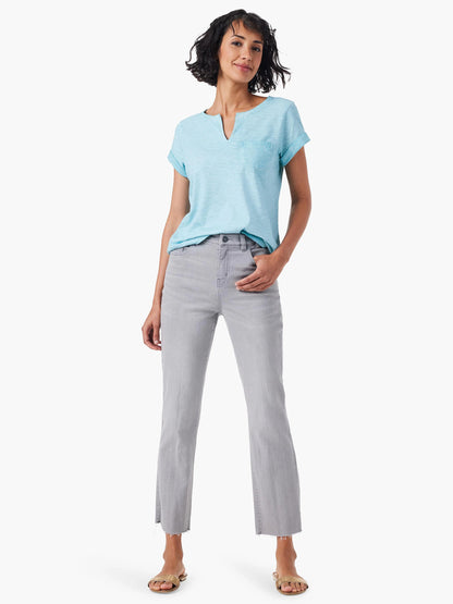 NZT Split Neck Tee
