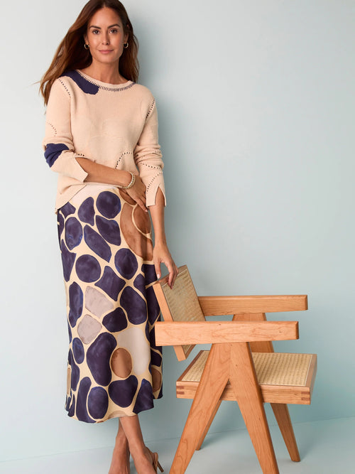 Playful Pebble Slip Skirt