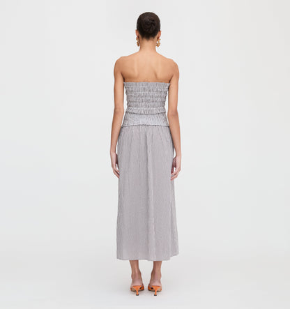 The June Nap Top - Chocolate Gingham