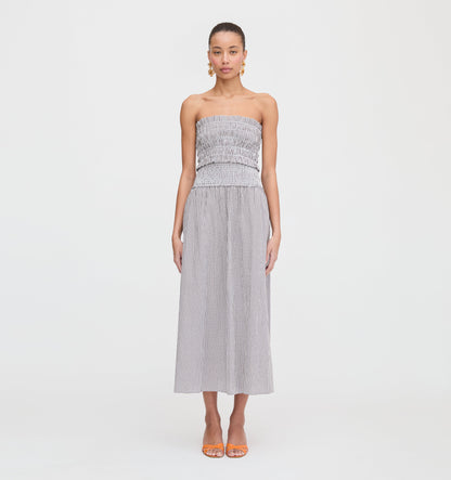 The June Nap Top - Chocolate Gingham