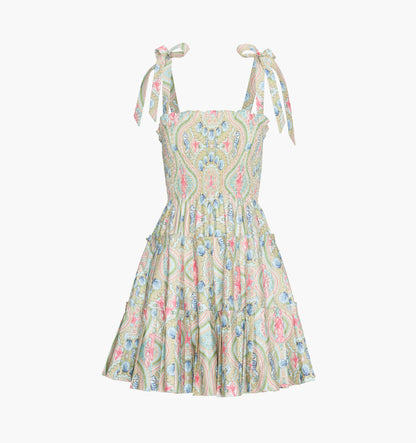 The Ribbon Charlotte Nap Dress - Sea Scroll