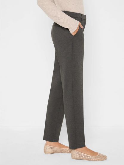 Ponte Knit Ankle Trouser