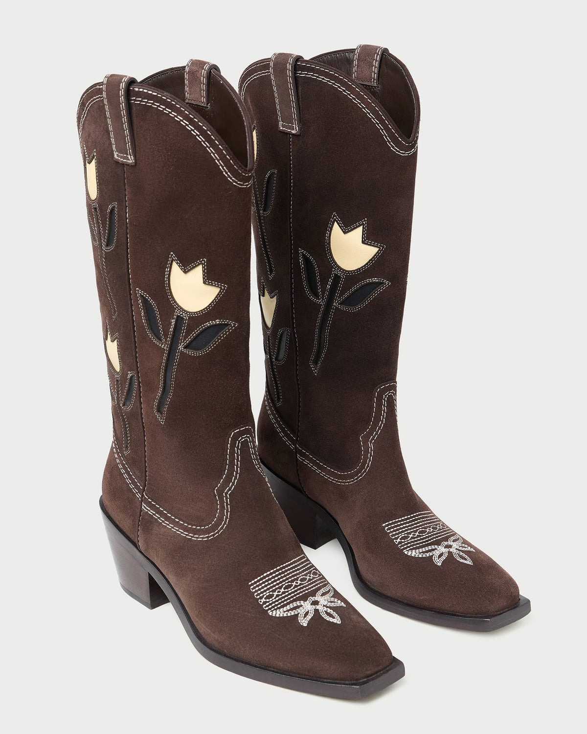 Wilder Brown Suede Tulip Boot