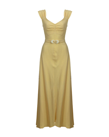1930s Alice Bias Cut Midi Dress and Bolero - Sahara