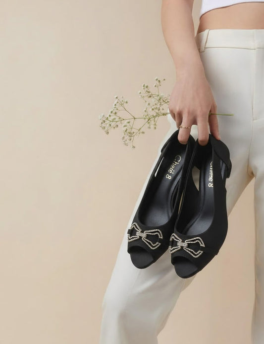Black Casual Pumps