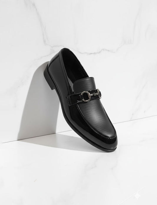 Black patent Loafer