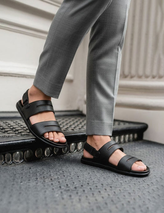 Black Sandal for Men