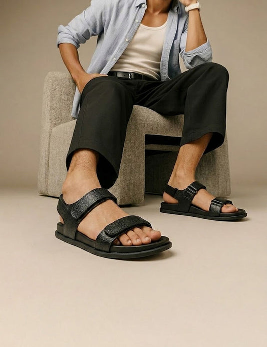 Black Sandal for Men