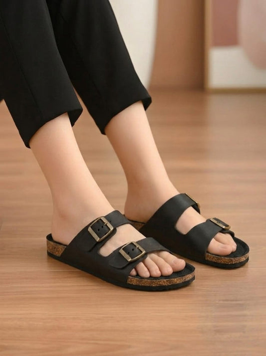 Black | Soft Washable Slippers for Women