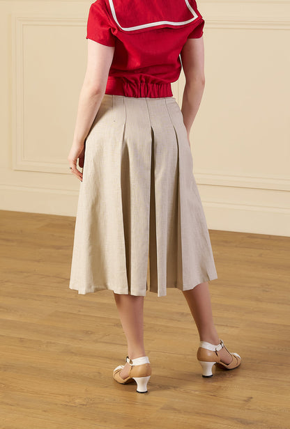 1930s Culottes - Natural Fibre Ecru