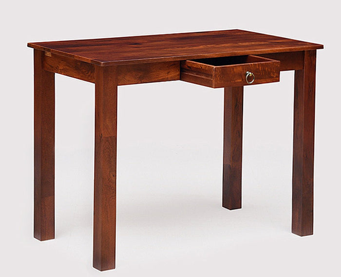 Dehradun Solid Wood Study Table with One Drawer - Study Table - Furniselan - Maple-Finish