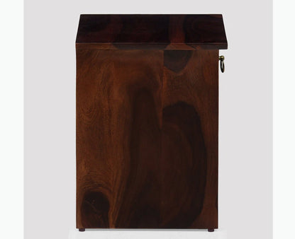 Dubai Solid Wood One Drawer Bedside Table - Bedside Table - Furniselan-Rosewood-Fine-Finish