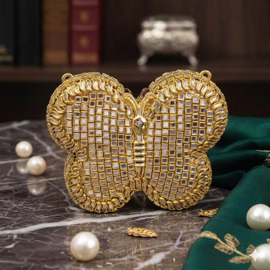 Golden | clutch for bridal