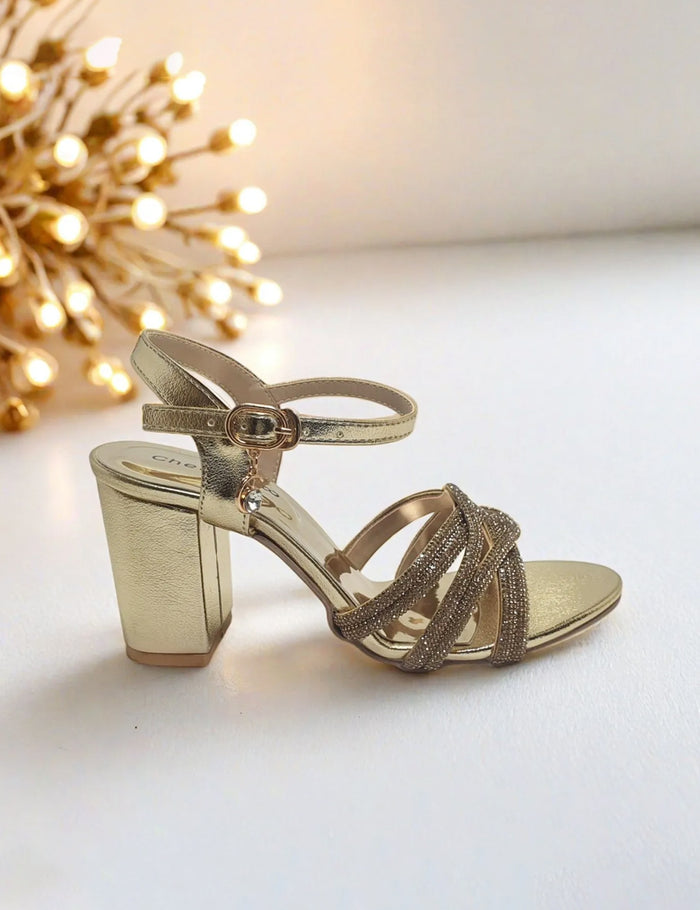 Golden Fancy Sandal