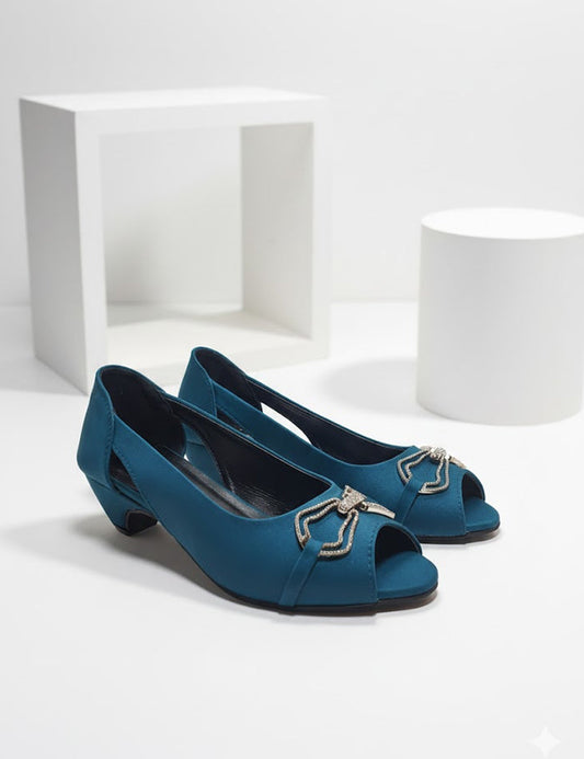 Green Casual Pumps