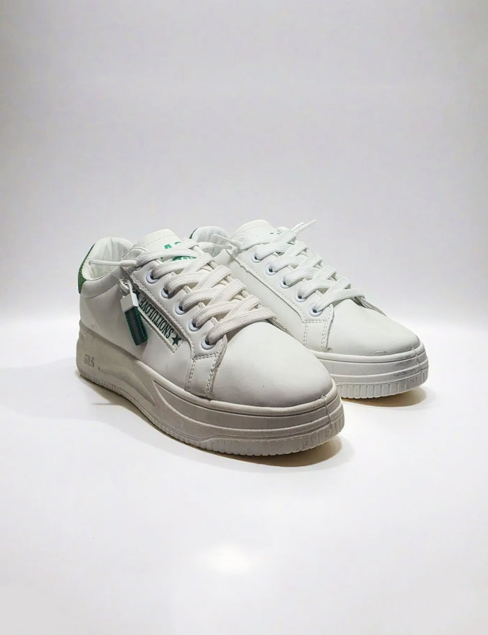Green & White Sneakers