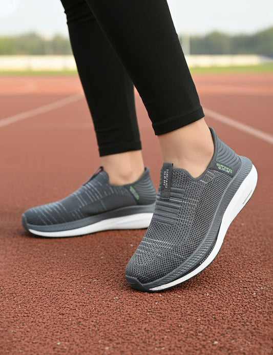 Grey Skechers Mens Hands Free Slip-ins