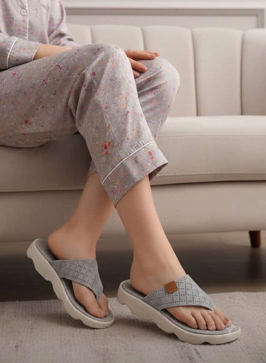 Grey | Soft Washable Slippers for Women