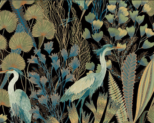 Heron Bird Wallpaper By Ryan-Renaissance Design Studio