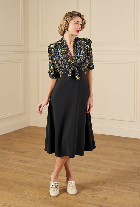 1930s Jitterbug Dress in Botanica