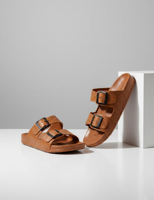 Light Brown Medicated Slippers