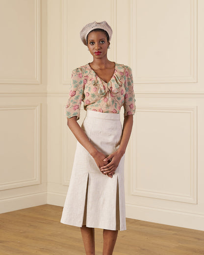 1930s Maddy Blouse - Hydrangea