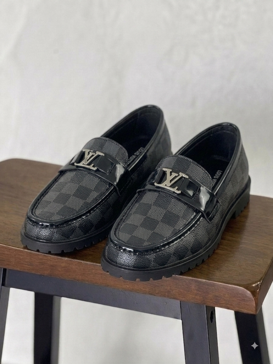 Men’s Designer Style Leather Look Loafer Shoes