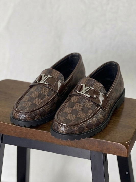 Men’s Designer Style Leather Look Loafer Shoes