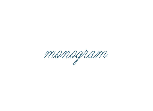 Monogram Fee $60