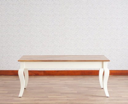 Mumbai Solid Wood Coffee Table - Coffee Table - Furniselan - Frosty White