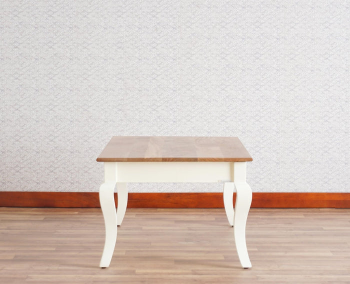 Mumbai Solid Wood Coffee Table - Coffee Table - Furniselan - Frosty White