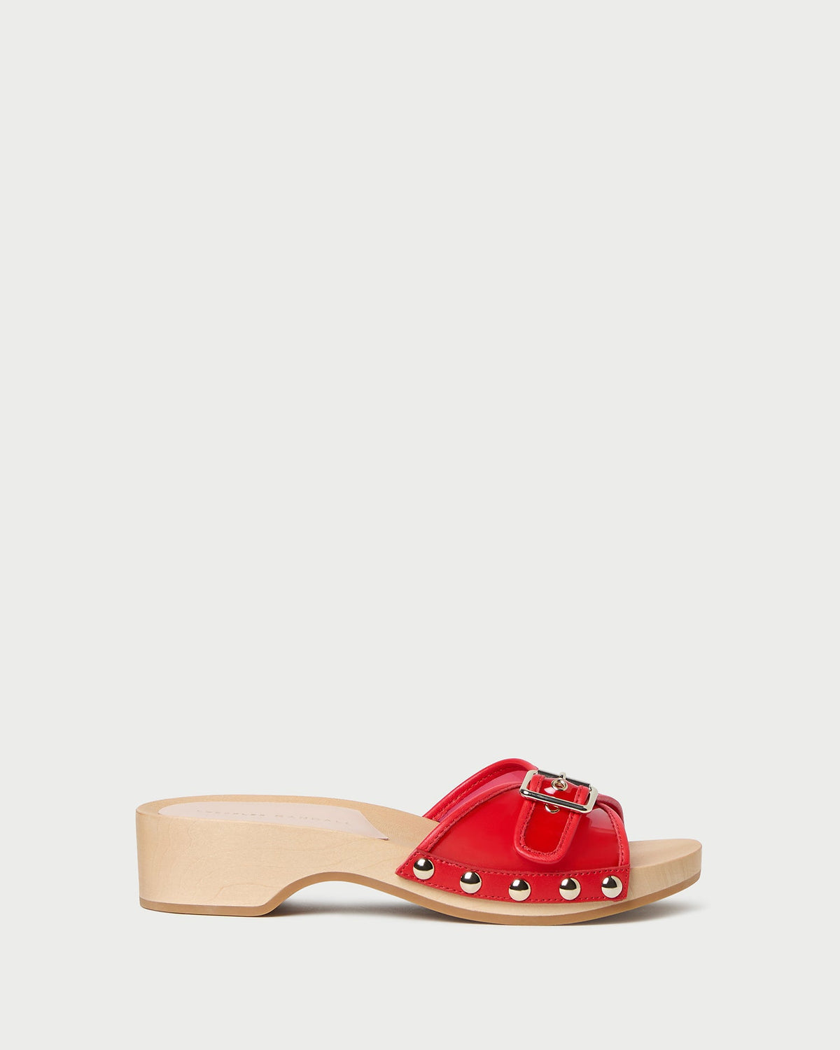 Paulie Red Studded Sandal