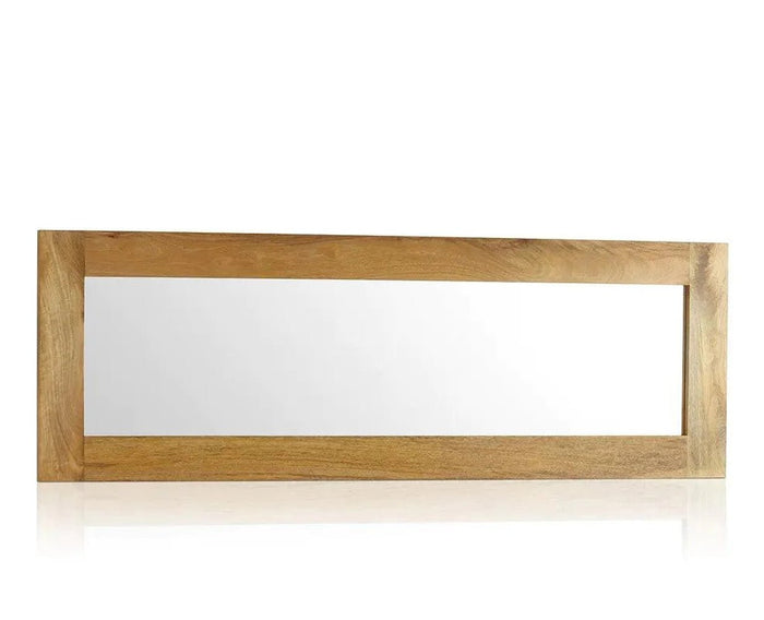 Portugal Solid Wood Mirror Frame - Dressers & Mirrors - Furniselan-Natural-Mango-Finish