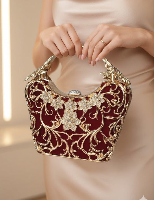 Red Fancy Clutch