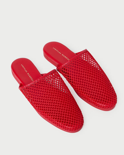 Roni Red Netted Slide